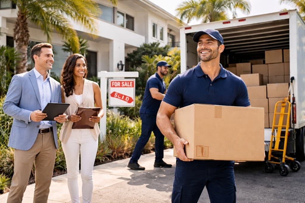Moving and Storage Service for Real Estate Agents & Brokers in Los Angeles, California - Popeye Moving & Storage professional movers