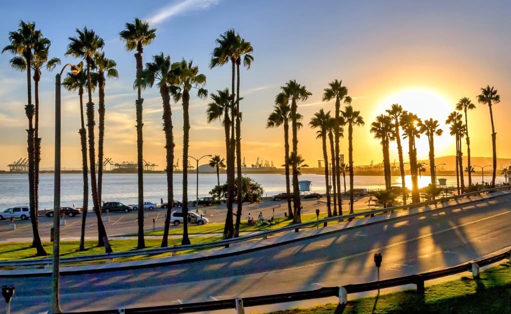 Panoramic view of Long Beach, California Moving and Storage Service in Los Angeles County by Popeye Moving & Storage