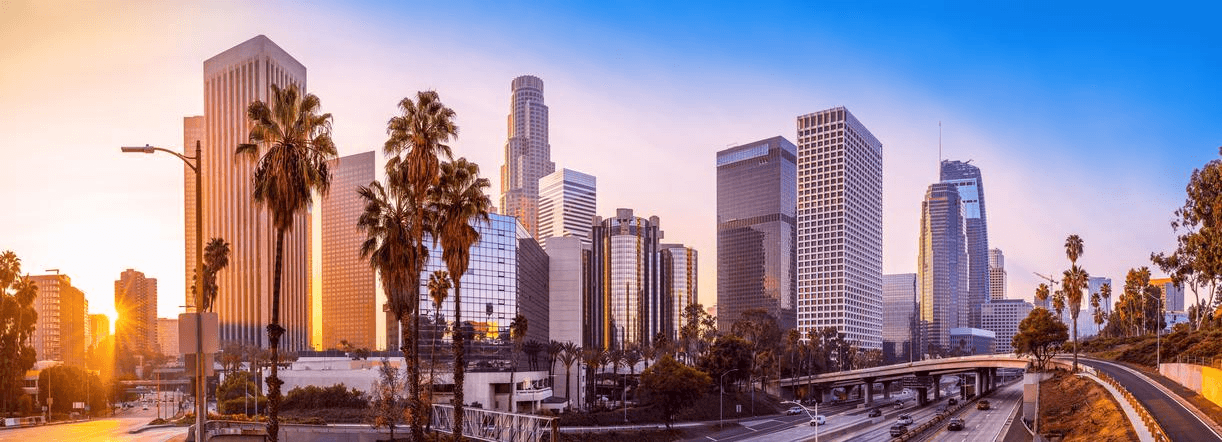 Panoramic view of Los Angeles, California Moving and Storage Service in Los Angeles County by Popeye Moving & Storage