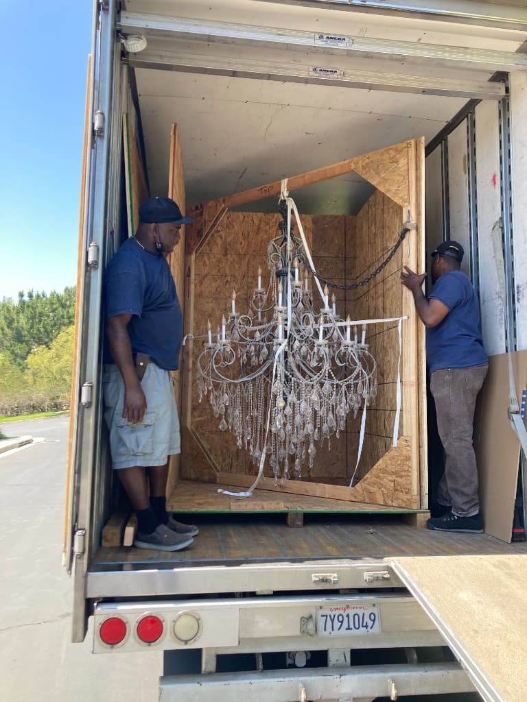 Chandelier Moving - Popeye Moving & Storage
