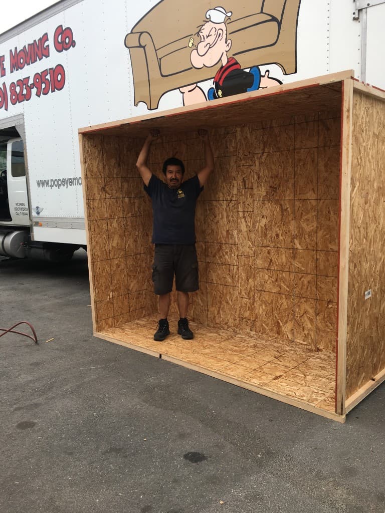 Custom Crating in Los Angeles by Popeye Moving & Storage